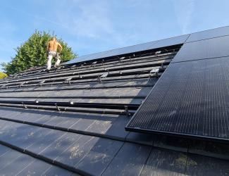 Installatie zonnepanelen
